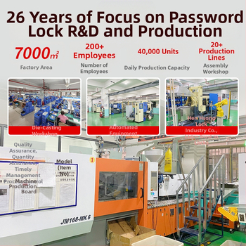 Box na heslá s hákom, hliníková zliatina, model CH-807-L, mechanické zámky, hrúbka tyče 9 mm, vzdialenosť tyčí 28 mm