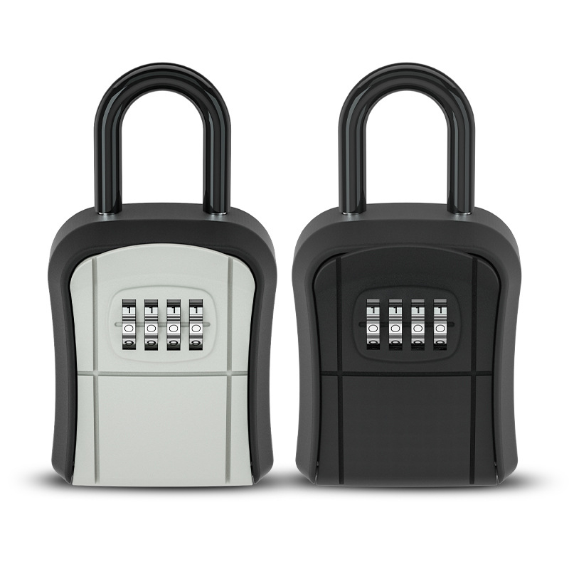 Box na heslá s hákom, hliníková zliatina, model CH-807-L, mechanické zámky, hrúbka tyče 9 mm, vzdialenosť tyčí 28 mm