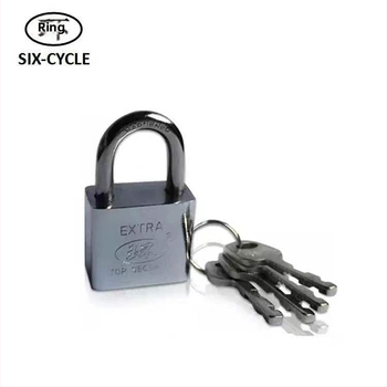 Încuietoare pentru uz casnic, set lacăte Padlock Lockset, material fier, finisaj cromat, stil modern minimalist