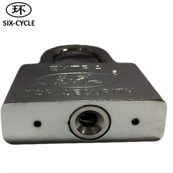 Încuietoare pentru uz casnic, set lacăte Padlock Lockset, material fier, finisaj cromat, stil modern minimalist