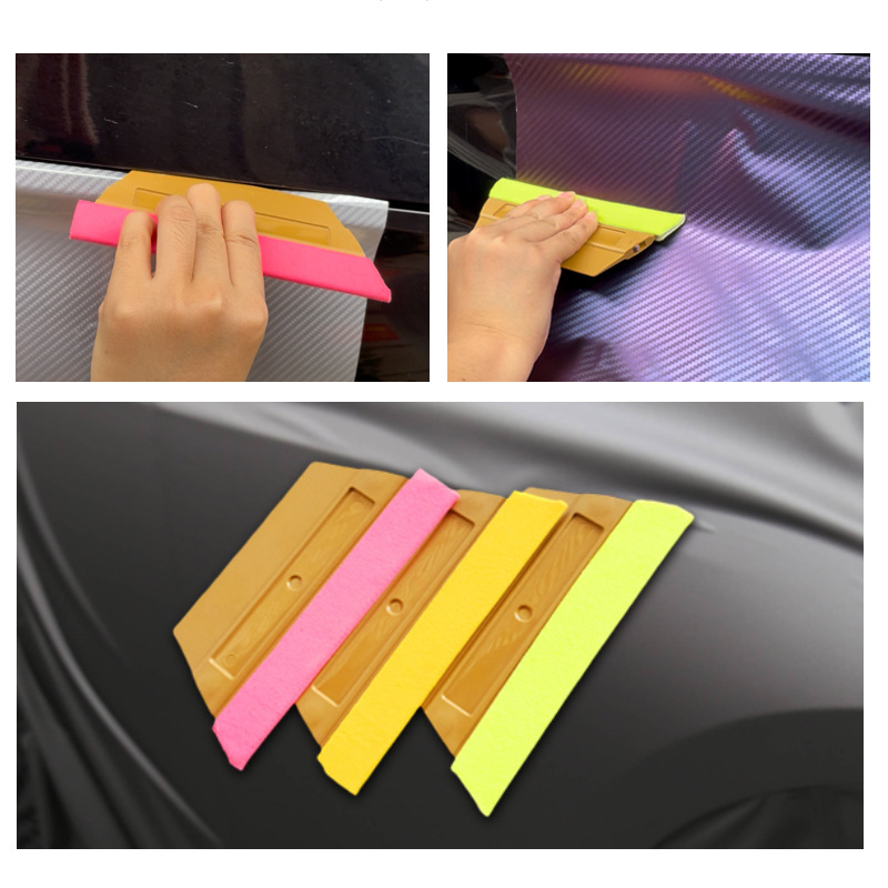 Trapecijos formos plastikinis skrapikas automobilių plėvelei Baiyahu, pritaikomas