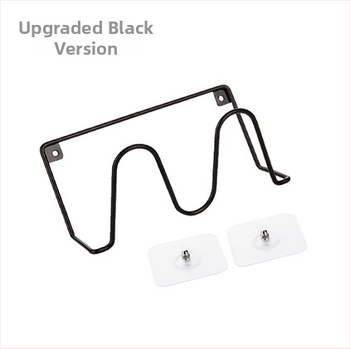 Nástenný vešiak na papuče, 2 úrovne, z železa, bez vrtania, moderný japonský štýl