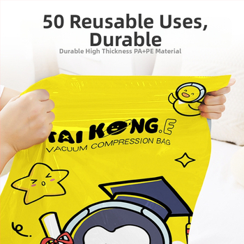 Vákuová kompresná taška na prikrývky a oblečenie, sací typ, materiál PA-PE, model Y171, pôvod Zhejiang