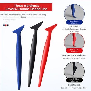 Päťdielna súprava nástrojov na aplikáciu automobilového filmu, ručný nástroj na aplikáciu filmu, plastové telo