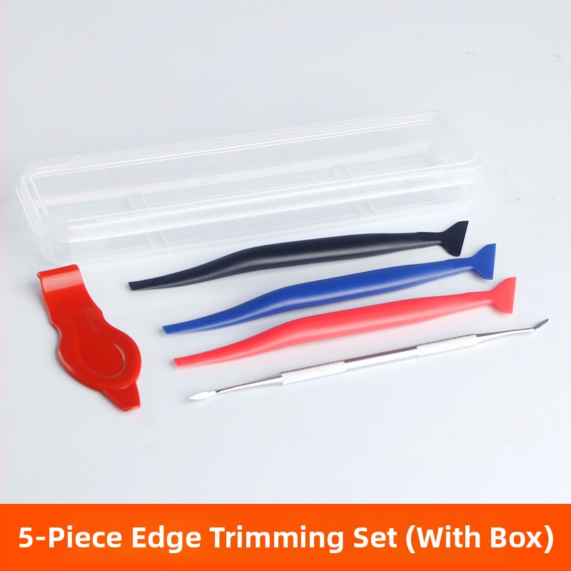 Päťdielna súprava nástrojov na aplikáciu automobilového filmu, ručný nástroj na aplikáciu filmu, plastové telo