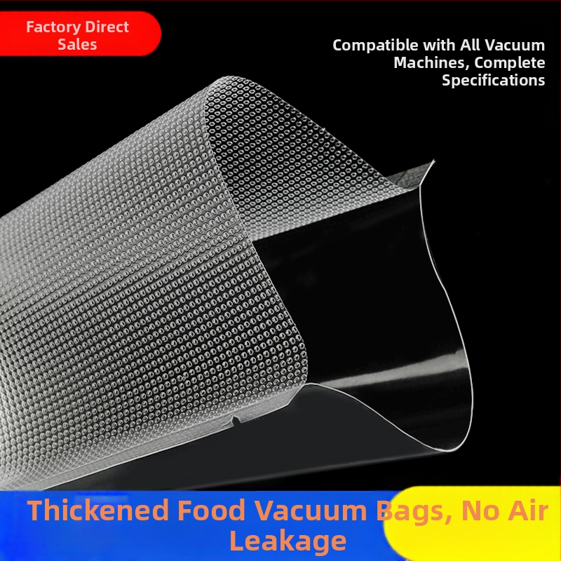 Nailoninė vakuuminė pakuotė šviežumo išsaugojimui, mikrobangų saugi, -60°C iki 100°C, sterilizacija, antibakterinis