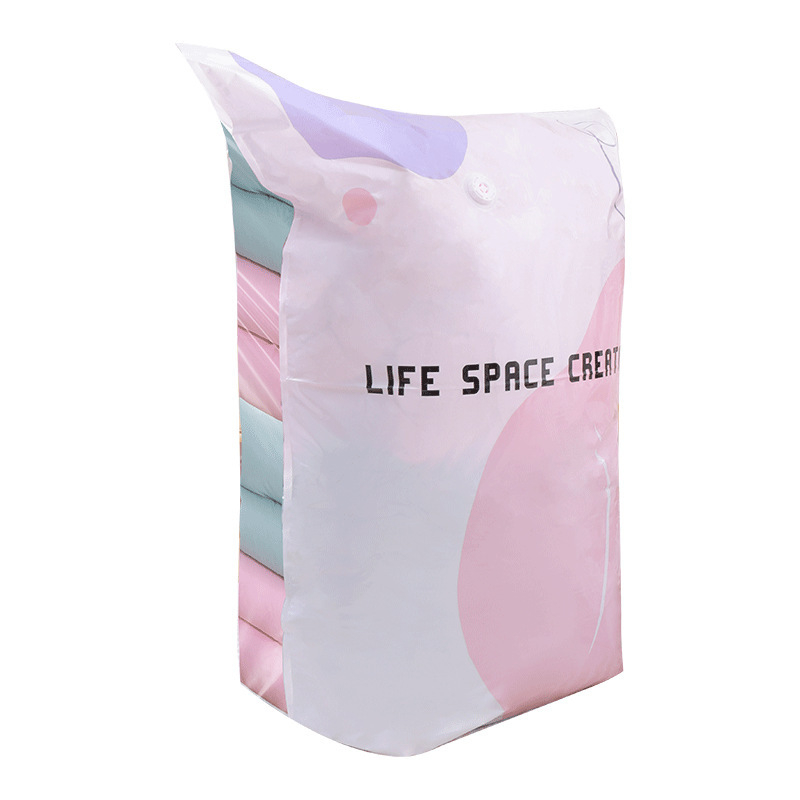 Vakuumska kompresijska torba za odjeću i ćebe – trodimenzionalni dizajn; bez pumpe; sjedeći tip kompresije; PA+PE materijal; model 1314.