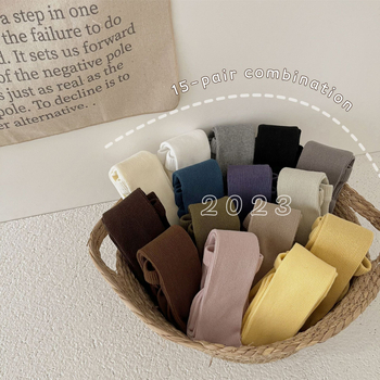 Laste puuvillased sukkpüksid vertikaalsete triipudega, Korea stiilis, 80% puuvill, hingavad, nähtamatud