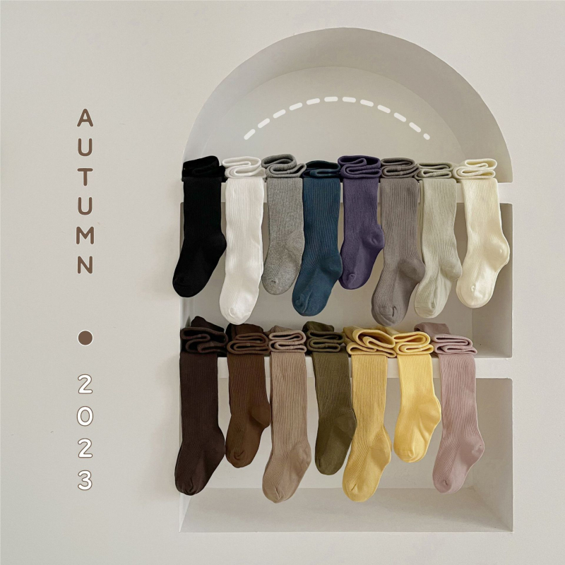 Laste puuvillased sukkpüksid vertikaalsete triipudega, Korea stiilis, 80% puuvill, hingavad, nähtamatud