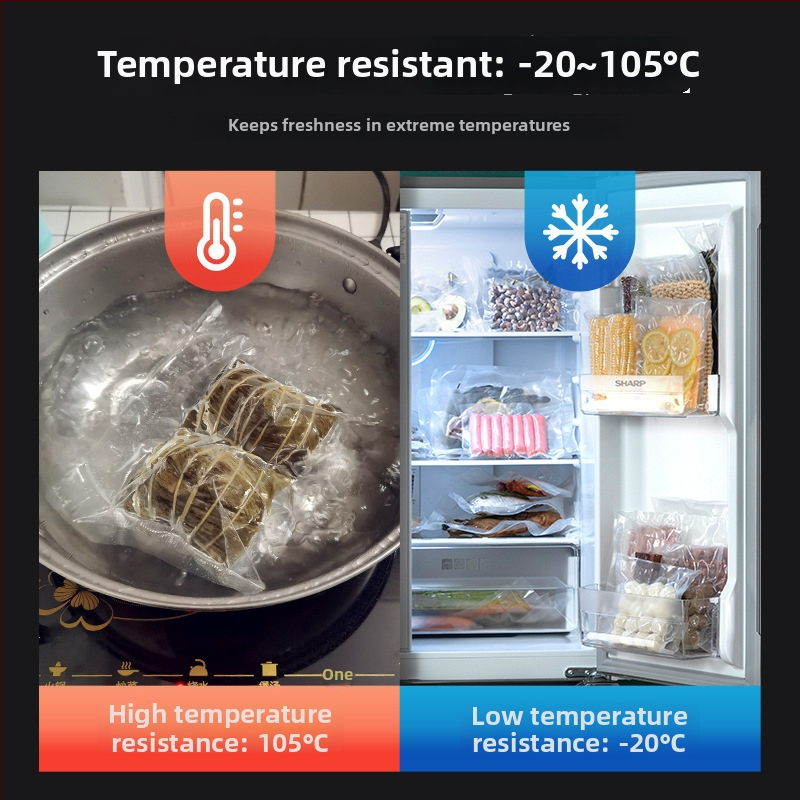 Vakuuminės pakuotės su tinkline tekstūra sea cucumber, maisto kokybės medžiaga, tankus plastikas, mikrobangų saugus, antibakterinis, temperatūros atsparumas -60°C iki 140°C
