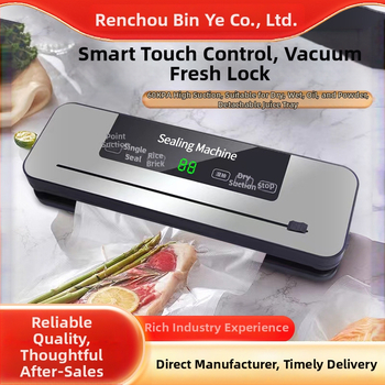 Mašina maisto įpakavimui su vakuumu, plastinės uždarymo, ABS korpusas, 100 W, kintamosios srovės maitinimas, talpa iki 500 ml