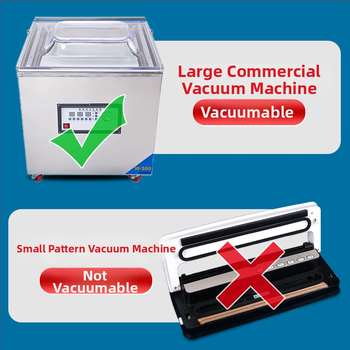 Vakuová taška na potraviny s hliníkovou fóliou - priehľadná, pre varené jedlá a sušené ovocie, Net World, denná výroba 1 000 000