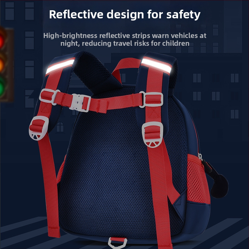 Olang detský batoh s motívom bagra, priedušný a nepremokavý polyester, ultra ľahký, antibakteriálny, zakrivené ramenné popruhy