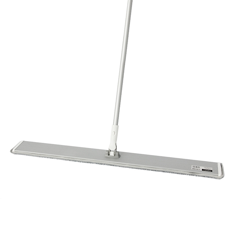 Plakanā mop ar alumīnija sakausējuma teleskopisko rokturi, mikrošķiedra, sausā/mitrā tīrīšana, nestspēja virs 10 kg