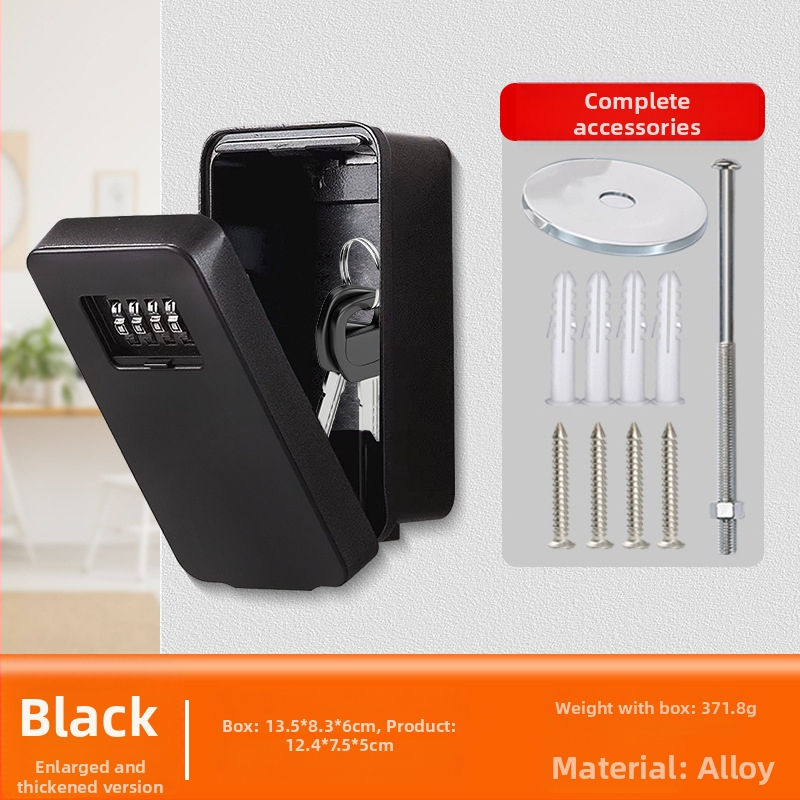 Kodo užrakinamas metalinis raktų seifas – Modelis 911, Car King; tinkamas statybvietėms, B&B ir kiemams (Modelis: 911; Medžiaga: metalas; Prekės ženklas: Car King; Tipas: kodinis užraktas; Pritaikymas: statybvietėms, B&B, kiemams)