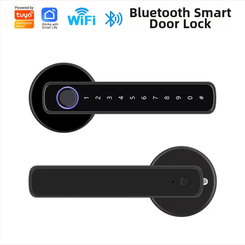 Durų rankena su piršto atspaudų užraktu, prekės ženklas Wenguanghui, modelis WHDCS9, kilmė Guangdong, neimportuotas, be pritaikymo