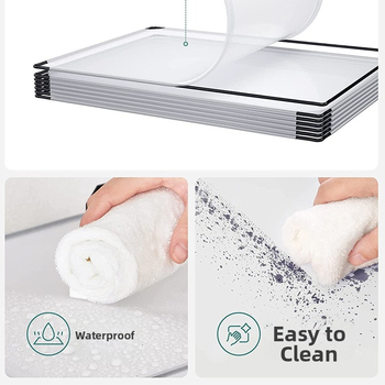 Úložná skriňa, skladacia podlahová skriňa s viacerými policami (100% nový plastový materiál)