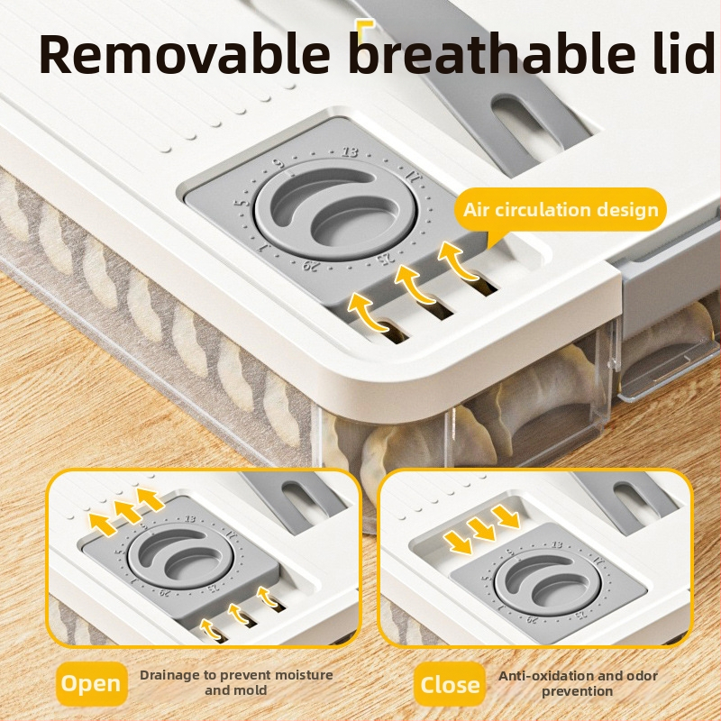 Mitmekihiline sügavkülmatoid karp pelmeenide jaoks – kodune PP-materjalist karp, lihtne disain