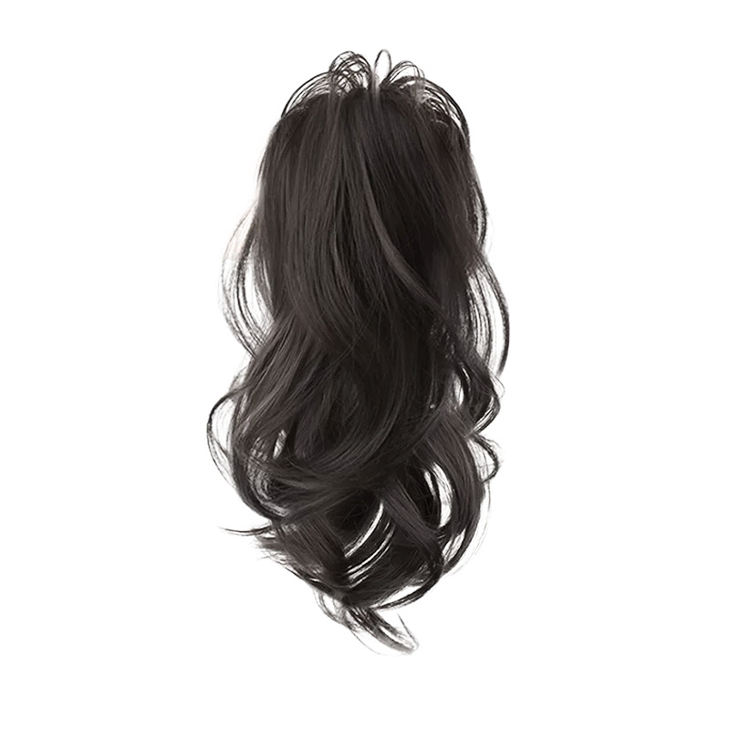 Paruka s konjskim repom, vodopádový dizajn, vysoká koruna, syntetické vlasy odolné voči teplu, nie je vhodná na farbenie ani žehlenie