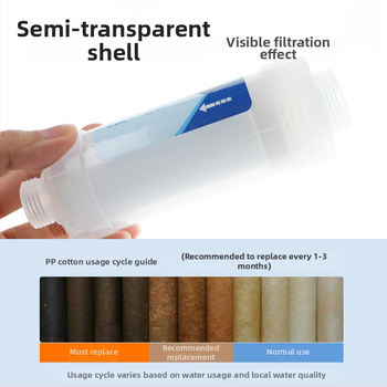 Filtr prvku Briette pre vodný čistič – PP bavlna; určený pre toaletu, práčku, sprchu a ohrievač vody; odstraňuje hrdzu a sediment