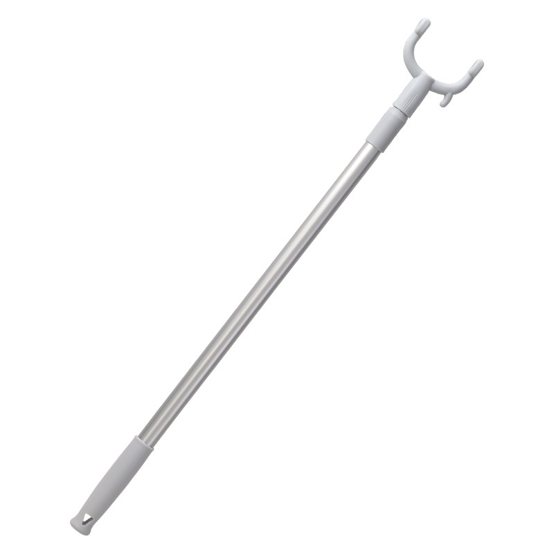 Teleskopická vidlica na oblečenie pre domáce použitie — sušiaca tyč z PP a vesmírneho hliníka, na balkón