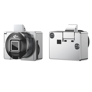 Смарт заключалка за шкафове и чекмеджета с пръстов отпечатък, цинкова сплав — време на сканиране под 0,1 сек; 100000 отключвания; захранване: постоянен ток; работна температура -20°C до 70°C