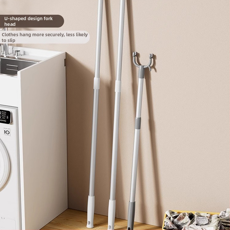 Teleskopická šnúra na sušenie odevov – vidličkový tvar, Space aluminum, kúpeľňa, moderný dizajn, uvedené 2024