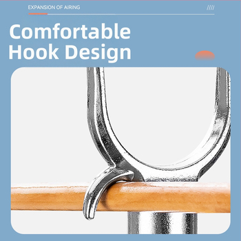 Teleskopická šnúra na sušenie oblečenia pre internát a balkón, PP + hliníková zliatina, uvedenie na trh 2025, bez značky