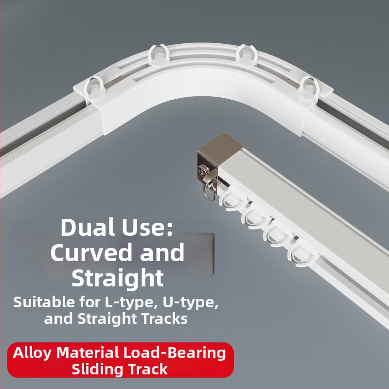 Tiha šina za zavjese - Mu yao; materijal: aluminijska legura; stil: modernna jednostavnost