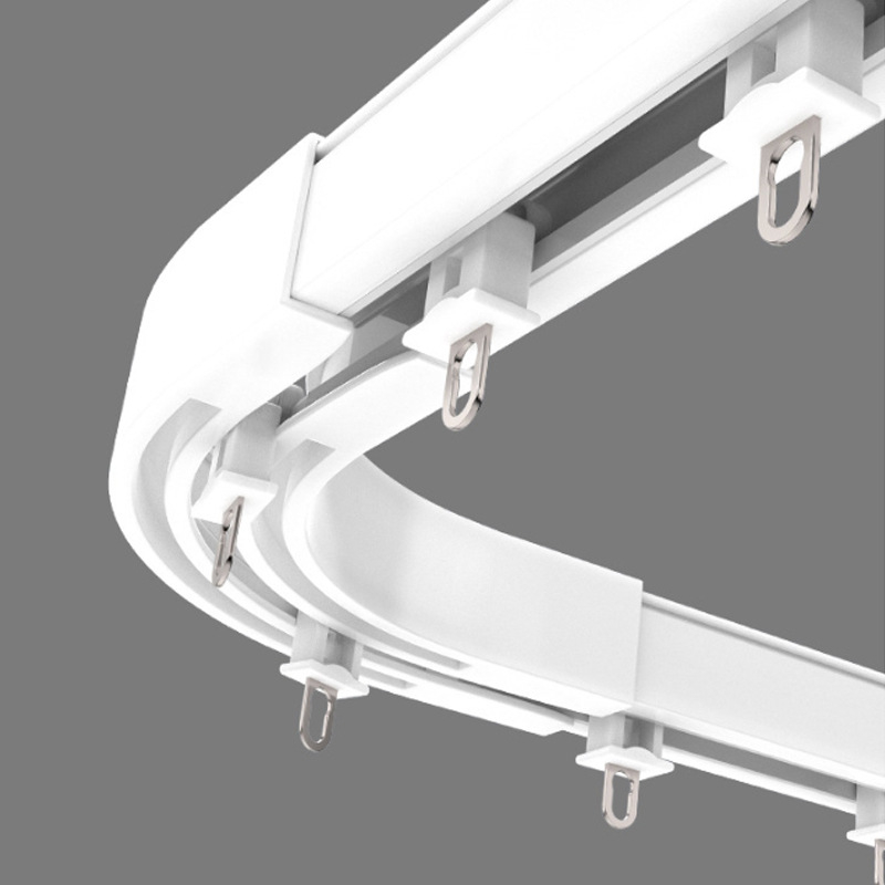 Tiha šina za zavjese - Mu yao; materijal: aluminijska legura; stil: modernna jednostavnost