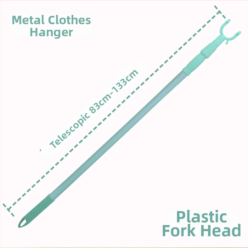 Izstiepjama nerūsējošā tērauda drēbju stienis balkona žāvēšanai – metāls, balkona lietošana, mūsdienīgs minimālisms