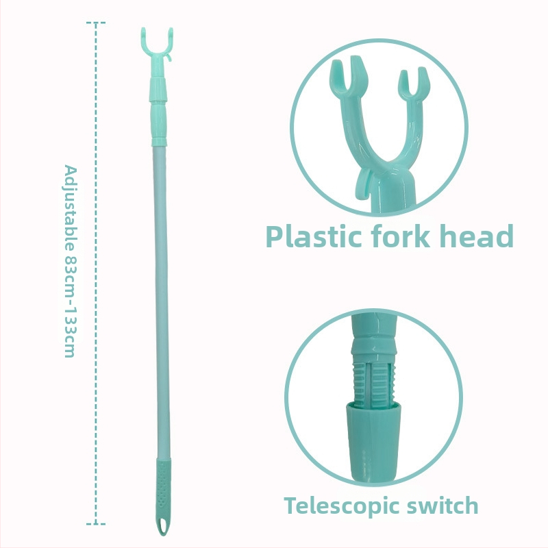 Rozťahovacia tyč na sušenie oblečenia z nehrdzavejúcej ocele pre balkón – kov, použitie: balkón, moderný minimalistický štýl