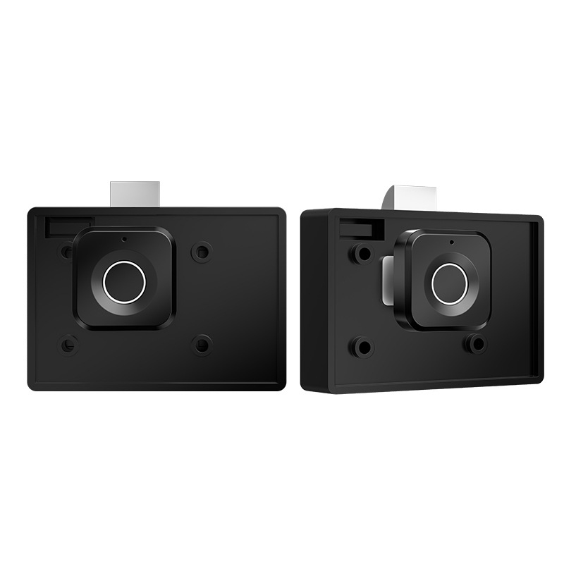 Електронен заключващ механизъм за чекмеджета и шкафове с пръстов отпечатък и парола, модел 138-1AP; 10 отпечатъци; над 100k отключвания; сканиране 0.1 s; температура -20 до 70 °C; за чекмеджета, гардероби, файлови шкафове, шкафове и сейфове