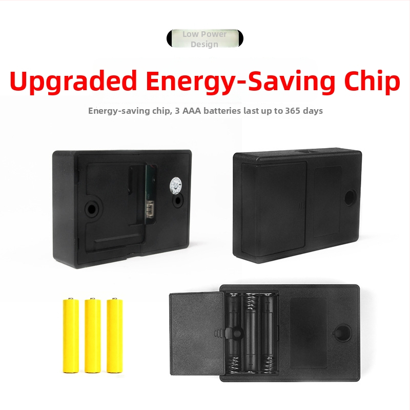 F040 Zámok s odtlačkom prsta pre zásuvky a skrinky – 20 uložených odtlačkov, sken <0,5 s, napájanie DC, moderný dizajn