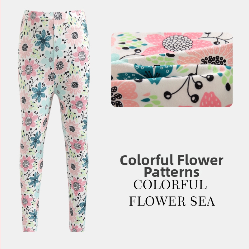 Mergaitėms cropped kelnes vasarai: lengvos ir kvėpuojančios, poliesteris, žemas liemuo su elastine juosta, vaikams 3–8 metų