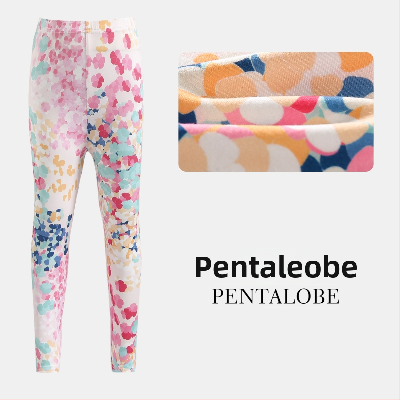 Mergaitėms cropped kelnes vasarai: lengvos ir kvėpuojančios, poliesteris, žemas liemuo su elastine juosta, vaikams 3–8 metų