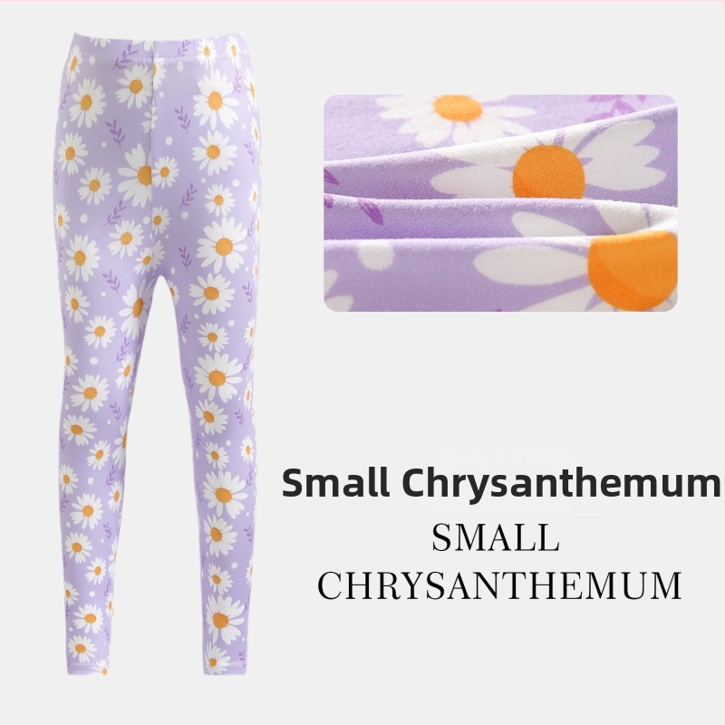 Mergaitėms cropped kelnes vasarai: lengvos ir kvėpuojančios, poliesteris, žemas liemuo su elastine juosta, vaikams 3–8 metų