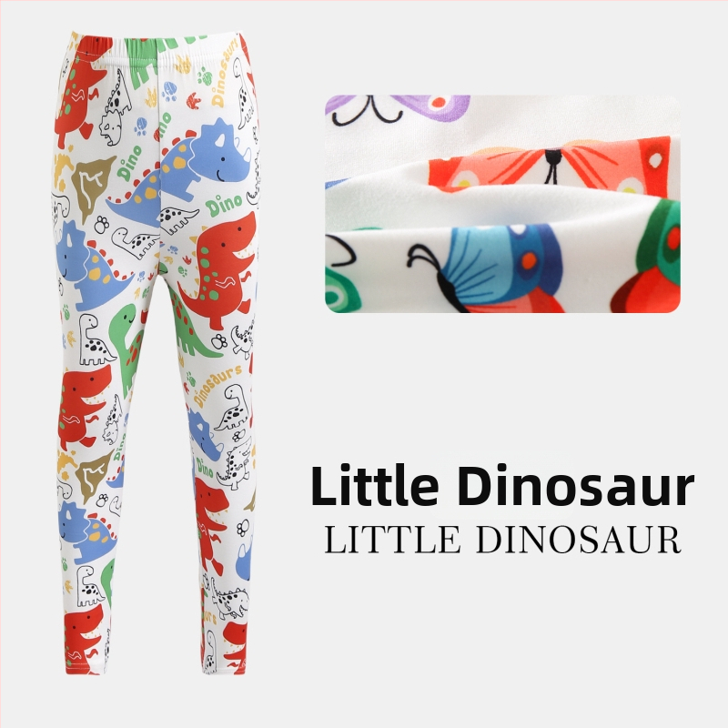 Mergaitėms cropped kelnes vasarai: lengvos ir kvėpuojančios, poliesteris, žemas liemuo su elastine juosta, vaikams 3–8 metų