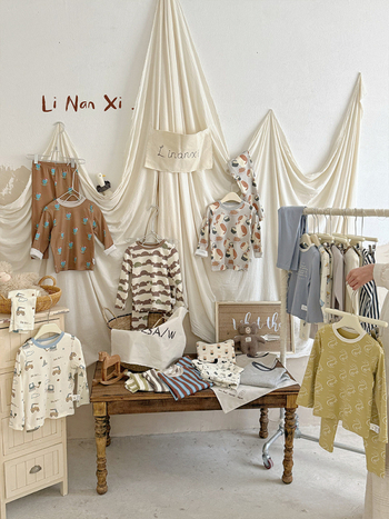 88121 Gyermek pizsama készlet, Biztonsági osztály A, Pamutkeverék (92% pamut, 8% spandex), Uniszex, Koreai stílus, 2025 ősz