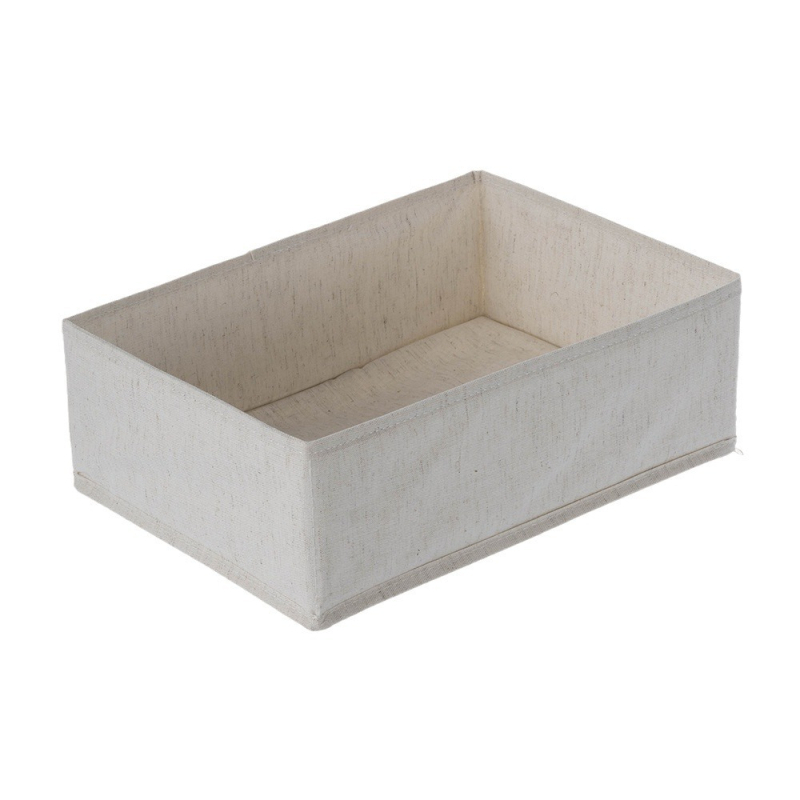 Cutie de depozitare pentru lenjerie KC9001-9002, din bumbac și in Tianshan, pliabilă cu compartimente, rezistentă la umezeală și praf, pentru șosete, sutiene și haine, stil japonez