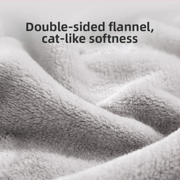 Flanelová deka s hrubším teplom, jacquardová väzba, na celoročné použitie