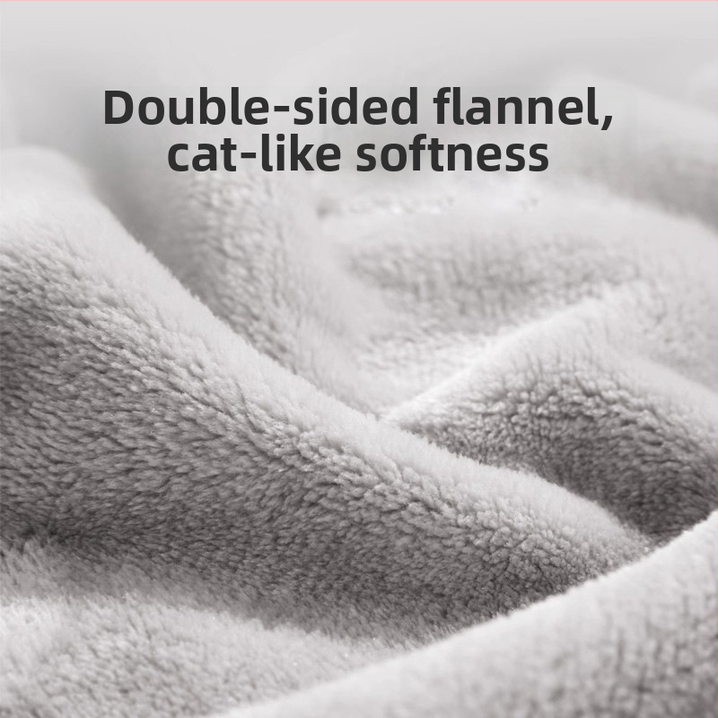 Flanelová deka s hrubším teplom, jacquardová väzba, na celoročné použitie