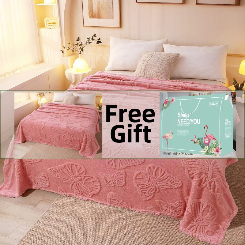 Flanelová deka s hrubším teplom, jacquardová väzba, na celoročné použitie