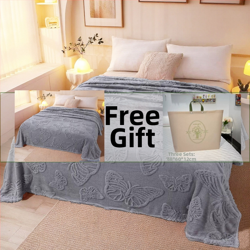 Flanelová deka s hrubším teplom, jacquardová väzba, na celoročné použitie