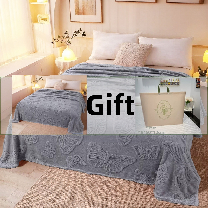 Flanelová deka s hrubším teplom, jacquardová väzba, na celoročné použitie