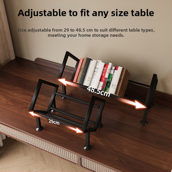 Darbastalių knygų lentyna su reguliuojamu skyrikliu, vienos linijos skyriklis, modelis W760, plieninė konstrukcija, paprastas ir šiuolaikinis stilius