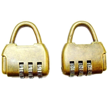 Încuietoare cu cod și cutie din lemn (aliaj de zinc, model 13A, parolă numerică, grosimea tijelor 2 mm, distanța dintre bare 10 mm)