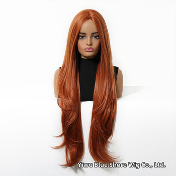 Emmor parochňa na celú hlavu, stredný part, viacvrstvová, vlnená a rovná textúra, syntetické vlasy