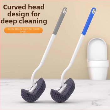 Záchodová kefa, nástenná, s dlhým držadlom, odolný plast