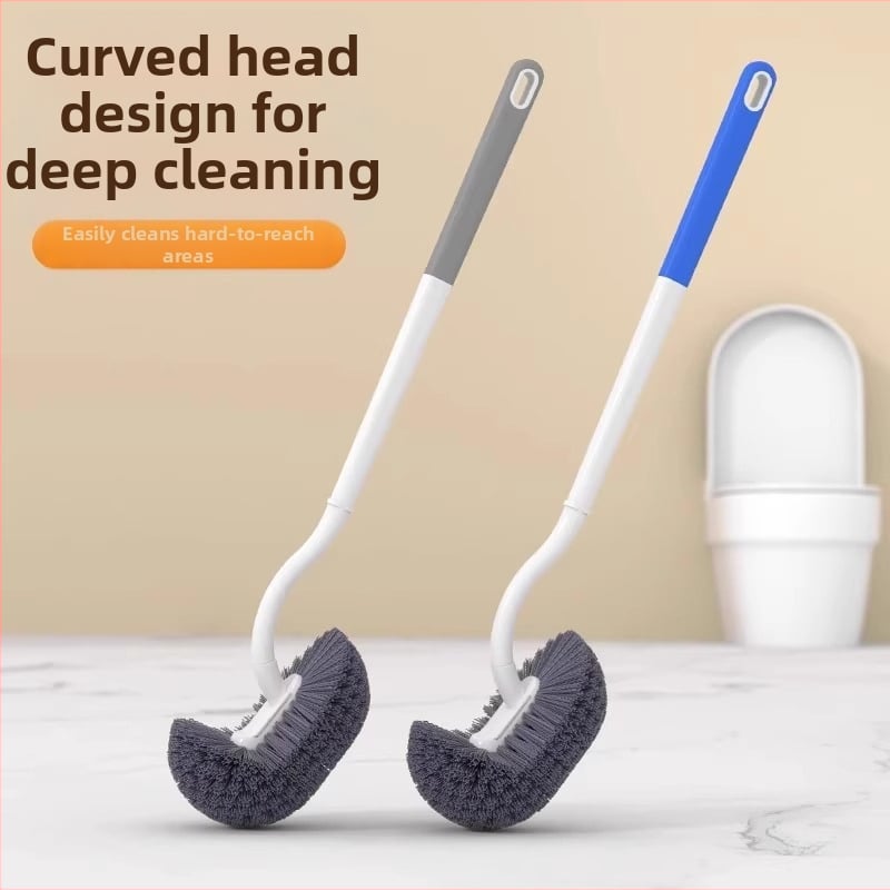 Záchodová kefa, nástenná, s dlhým držadlom, odolný plast